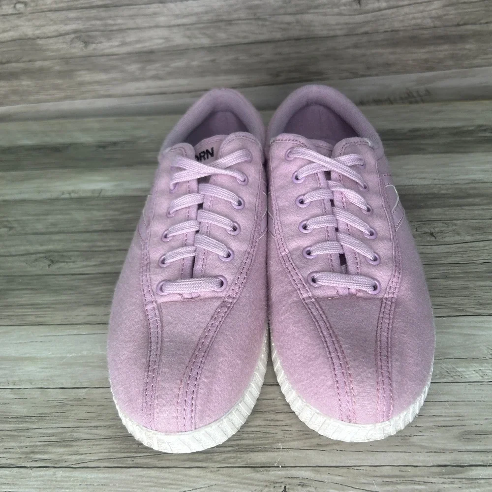 Tretorn Womens Nylite Plus Wool Sneakers Pink 6.5